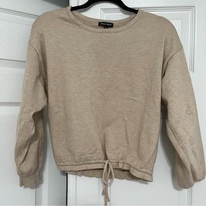 Cinched Hem Sweater